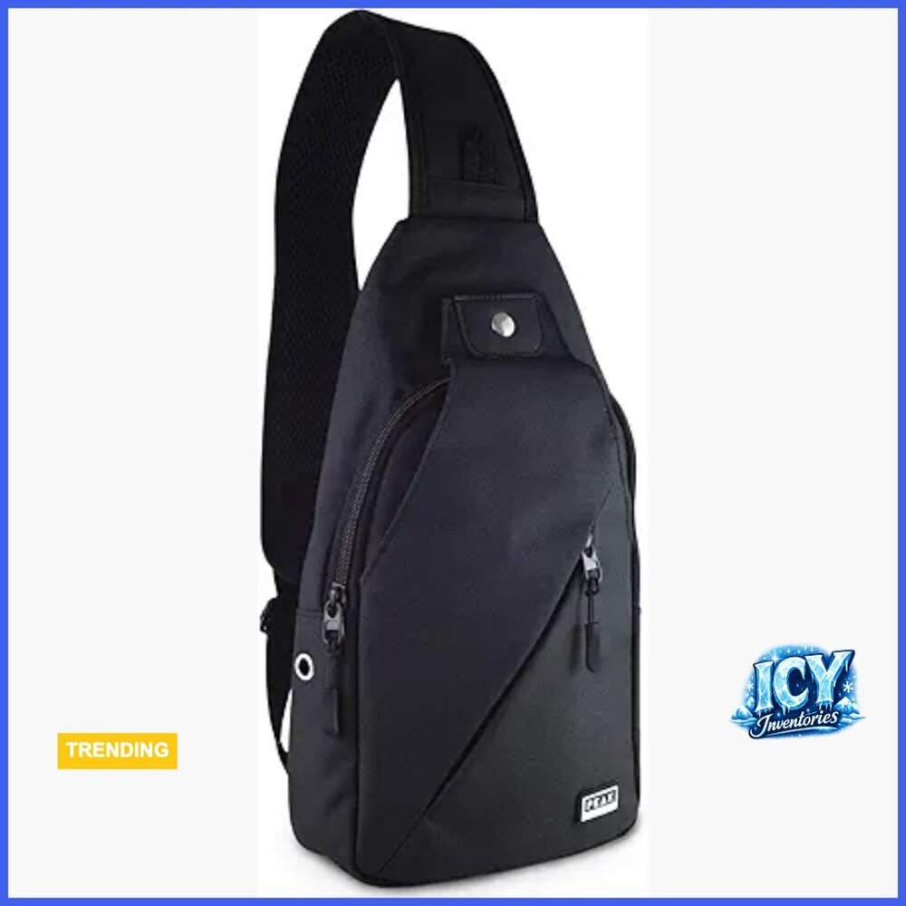 Compact Canvas Crossbody Sling Bag with Lifetime Recovery Service